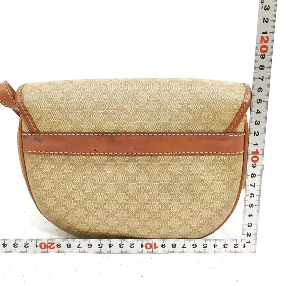 🏆💎💯 CELINE Crossbody PVC Leather Brown - Picture 9 of 9